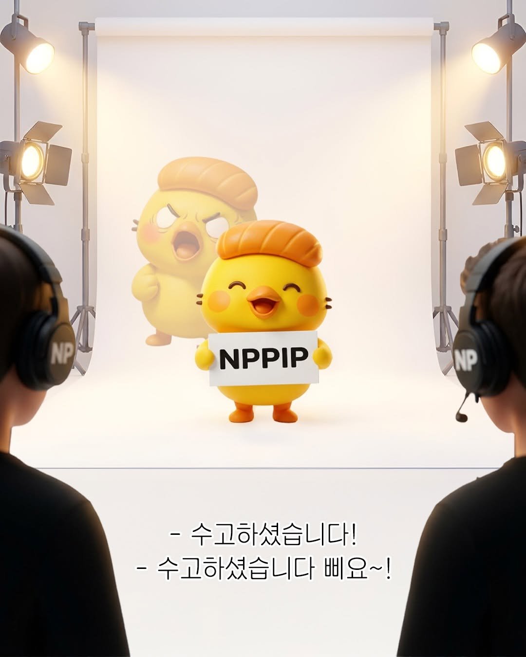 Photo by 일본 간식 뷰티 여행 맛집 | 일본직구쇼핑몰 엔핍 on December 22, 2025. May be a cartoon of text that says 'NP NP NPPIP -수고하셨습니다! 니다! -수고하셨습니다 삐요~!'.