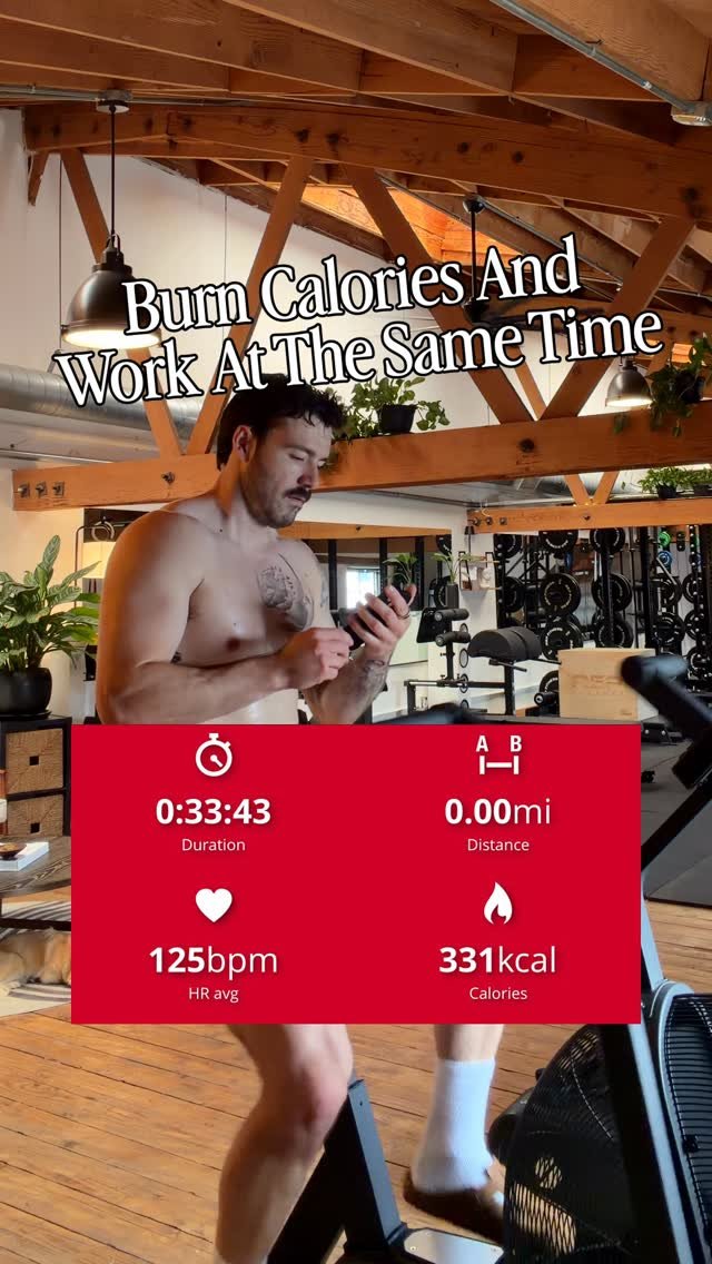 nszimmer 게시물 이미지: Burn calories and work at the same time by...