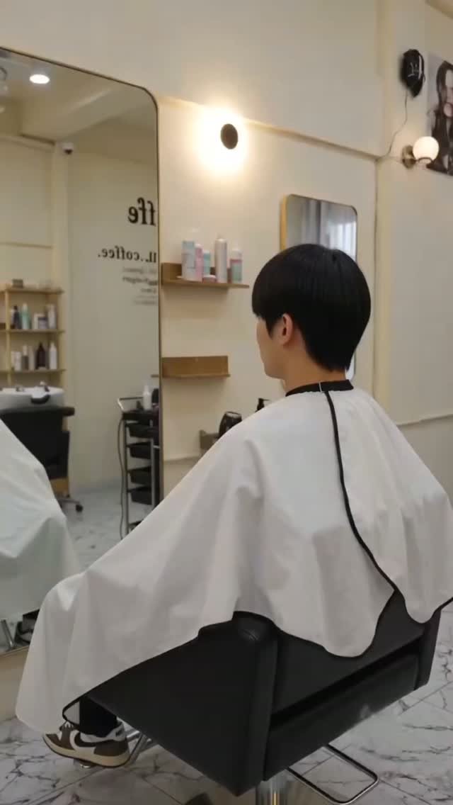 nunnapat2525 게시물 이미지: เปลี่ยนผมตรงให้มีวอลลุ่ม #ดัดผม #ทรงผมชาย...