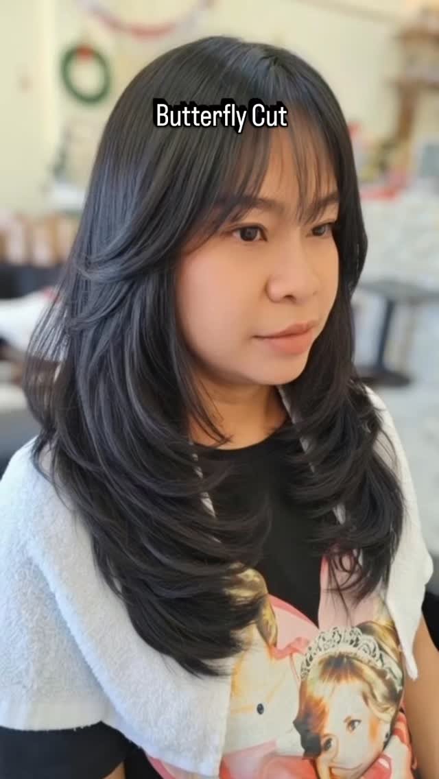 nunnapat2525 게시물 이미지: Betterfly cut #ทรงผม #ร้านตัดผม #สายไหม...