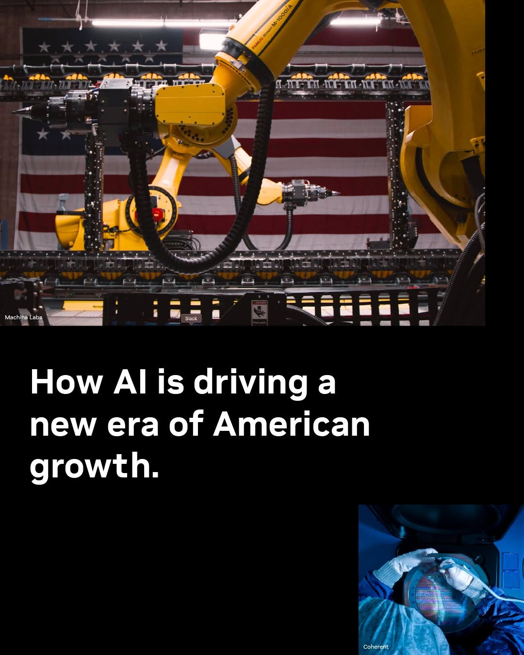 nvidia 게시물 이미지: America is a nation of builders.

For 250...