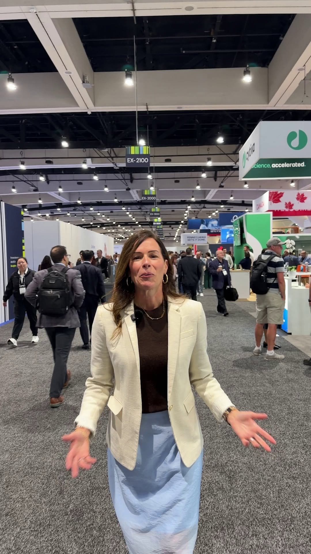 nvidia 게시물 이미지: Walk the #BIO2026 show floor with Kimberly...