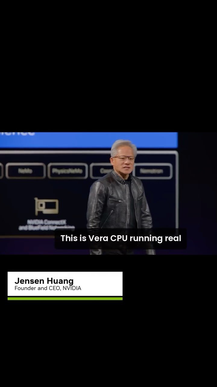 nvidia 게시물 이미지: NVIDIA Vera CPUs are ready to transform every...