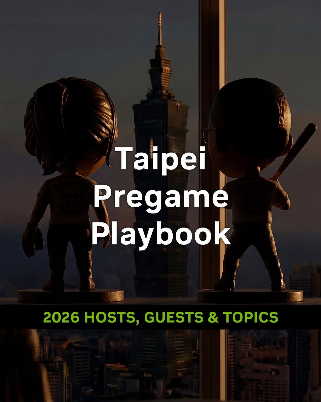 nvidia 게시물 이미지: The #NVIDIAGTC Taipei keynote pregame starts...