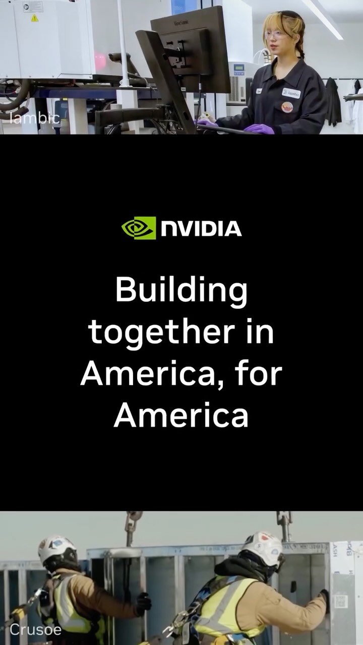 nvidia 게시물 이미지: Thank you to the partners across America...