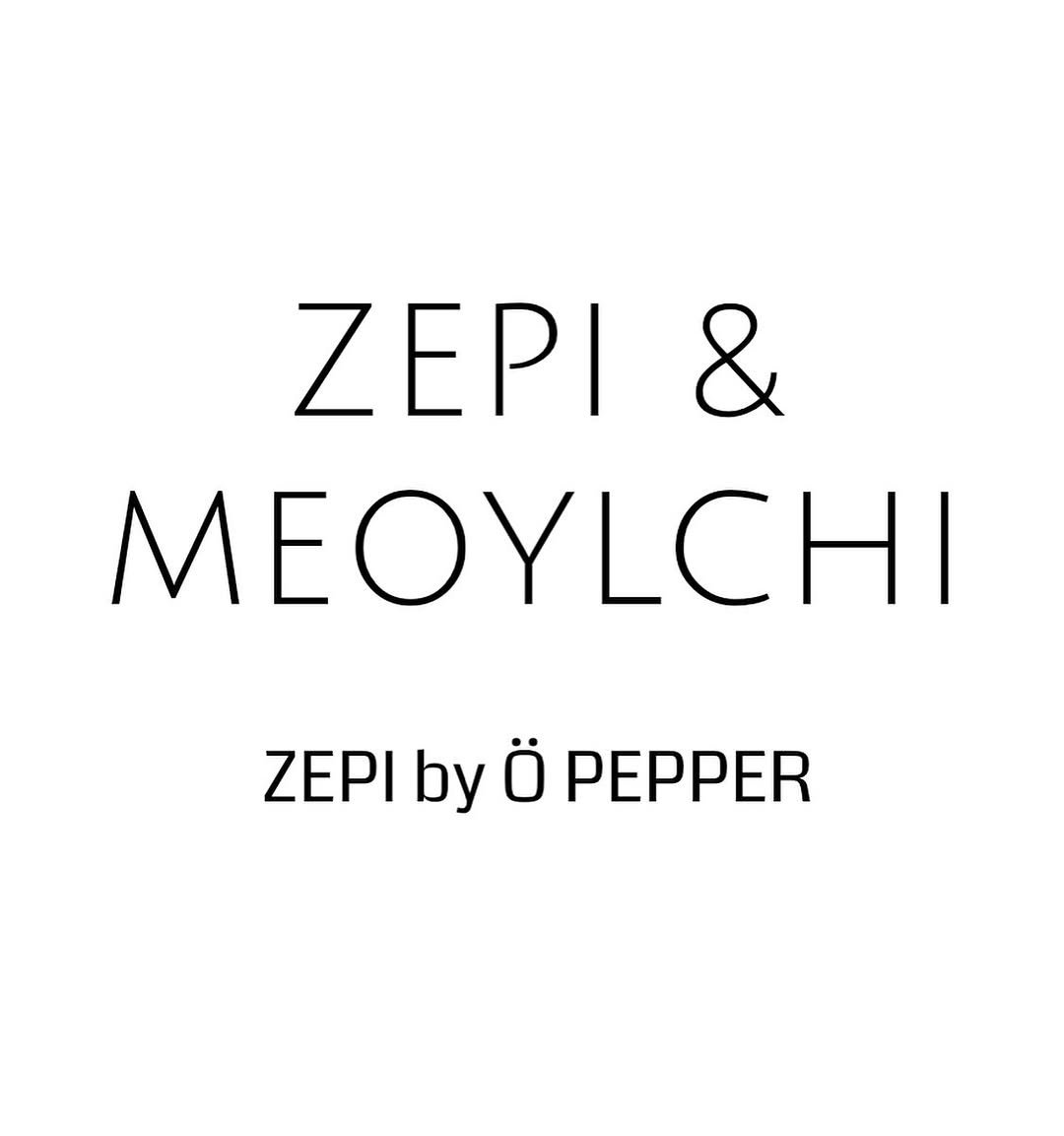 Photo shared by Ö PEPPER | 오페퍼 후추전문점 on July 11, 2025 tagging @marchefriends. May be an image of text that says 'ZEPI & MEOYLCHI ZEPI by PEPPER'.
