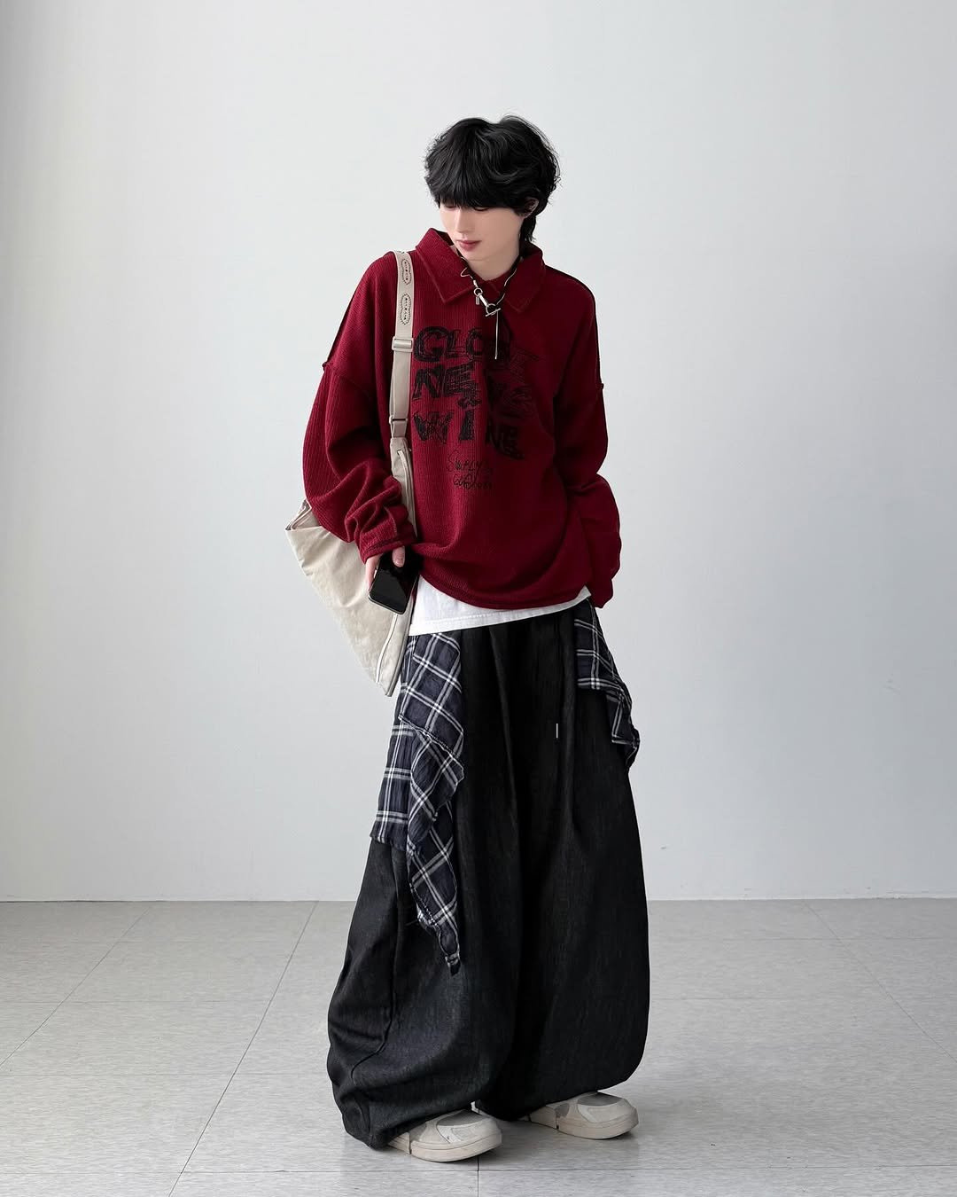 Photo by 영재/유어너스 on February 18, 2026. May be an image of outerwear, cloak, bandanna and text.