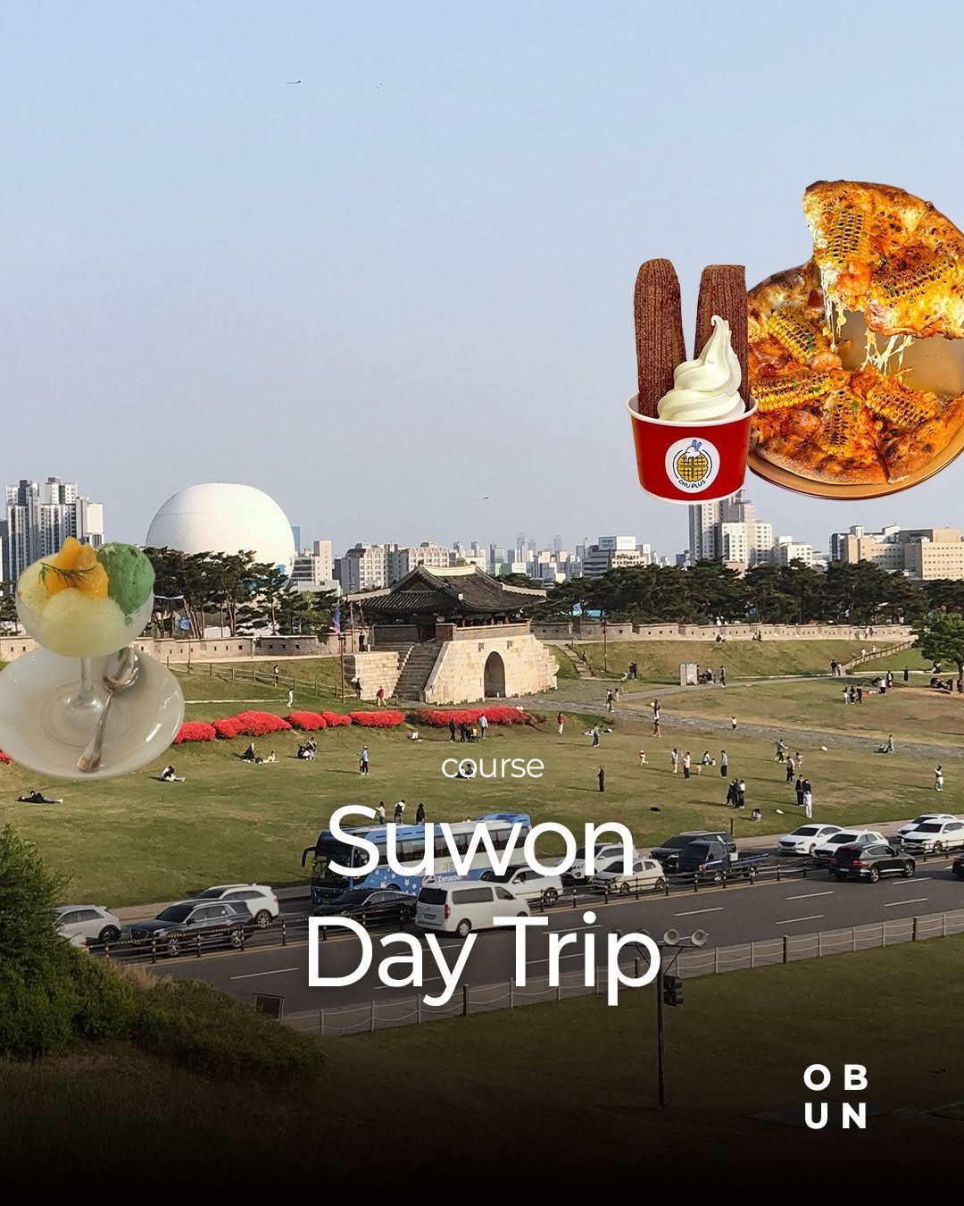 Photo by OBUN on December 31, 2025. May be an image of ‎map and ‎text that says '‎ود F .ពក course Suwon Day Trip oB UN‎'‎‎.