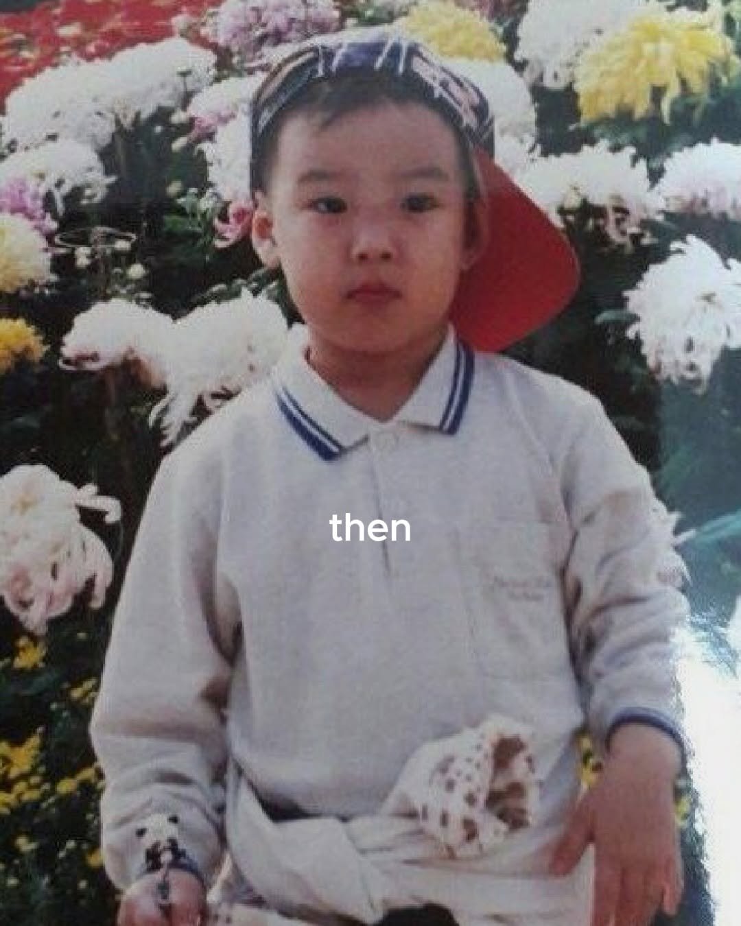 Photo by 몬스타엑스 MONSTA X on February 14, 2026. May be an image of bangs, child and text that says 'then'.