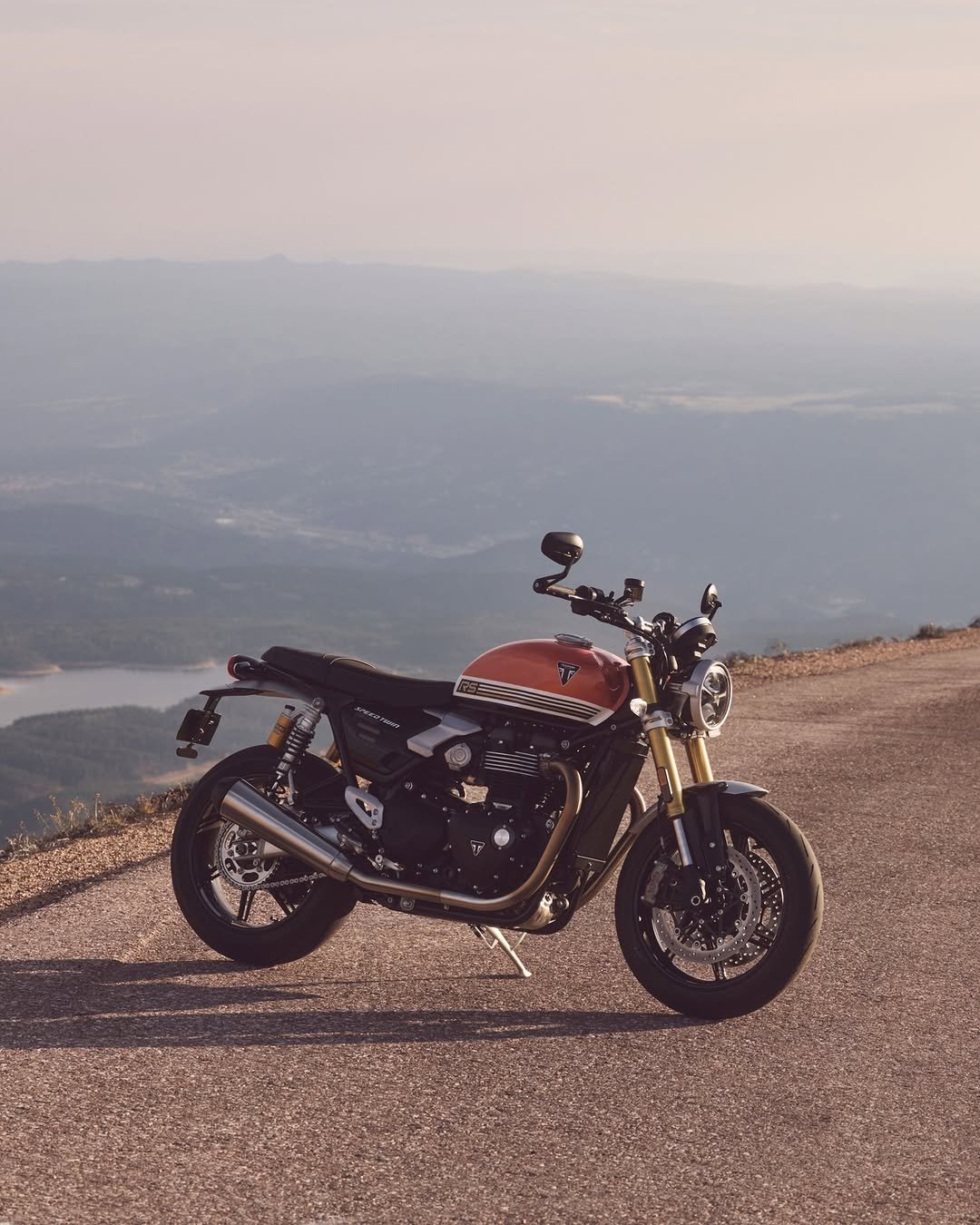 Photo by Triumph Motorcycles on December 23, 2025. May be an image of motorcycle and text.