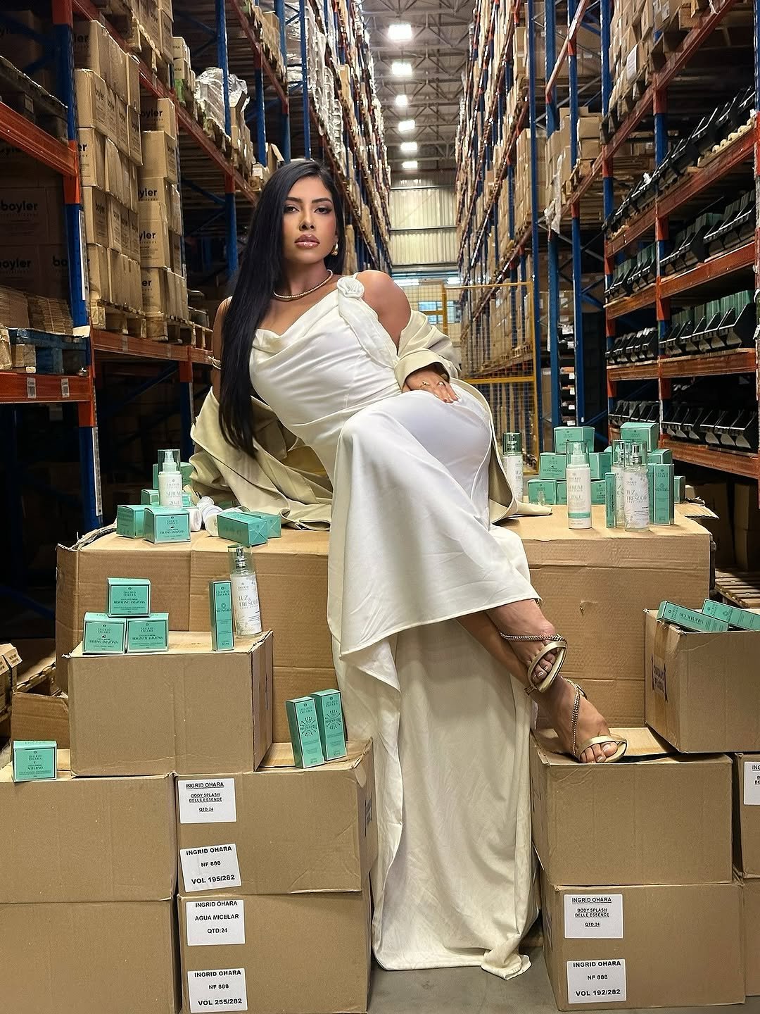 Photo shared by Ingrid Ohara on September 14, 2025 tagging @ingridoharabeauty. May be an image of one or more people, makeup, carton and text.