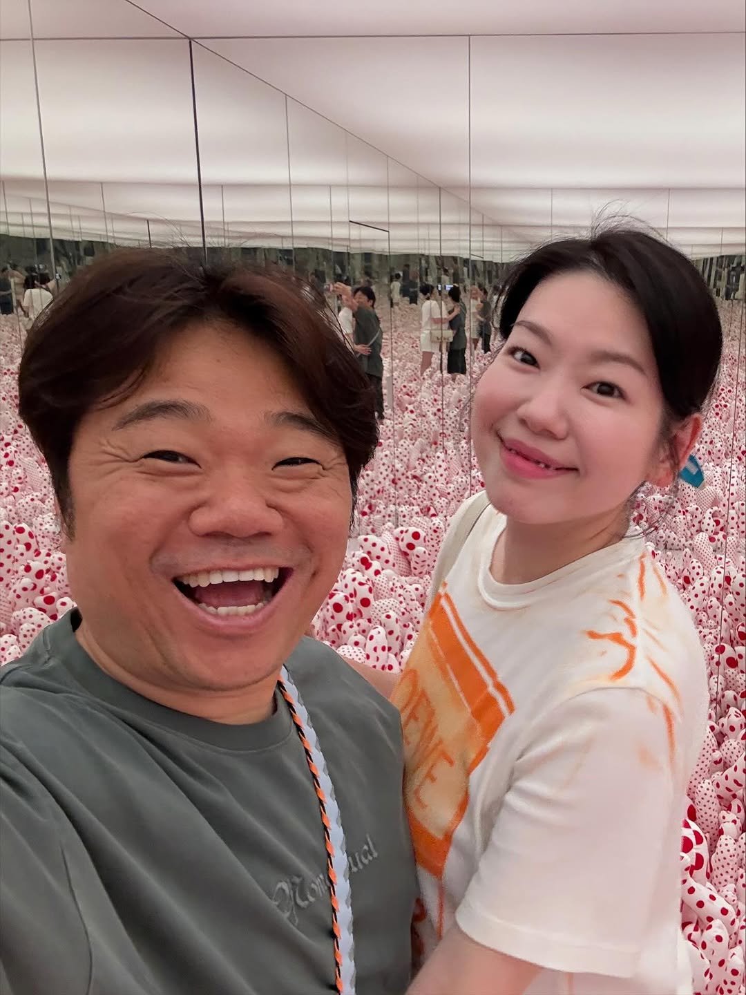 Photo shared by 황규림 on September 23, 2025 tagging @okdongja1004. May be a selfie of 2 people and text.