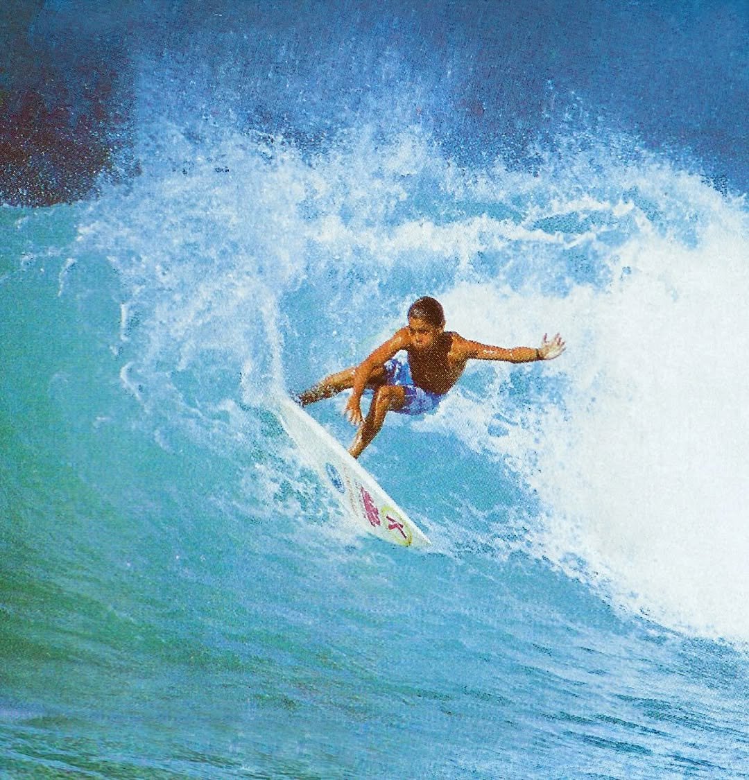 oldschool80ssurfmags 게시물 이미지: Fun one of Kelly Slater during the Winter...