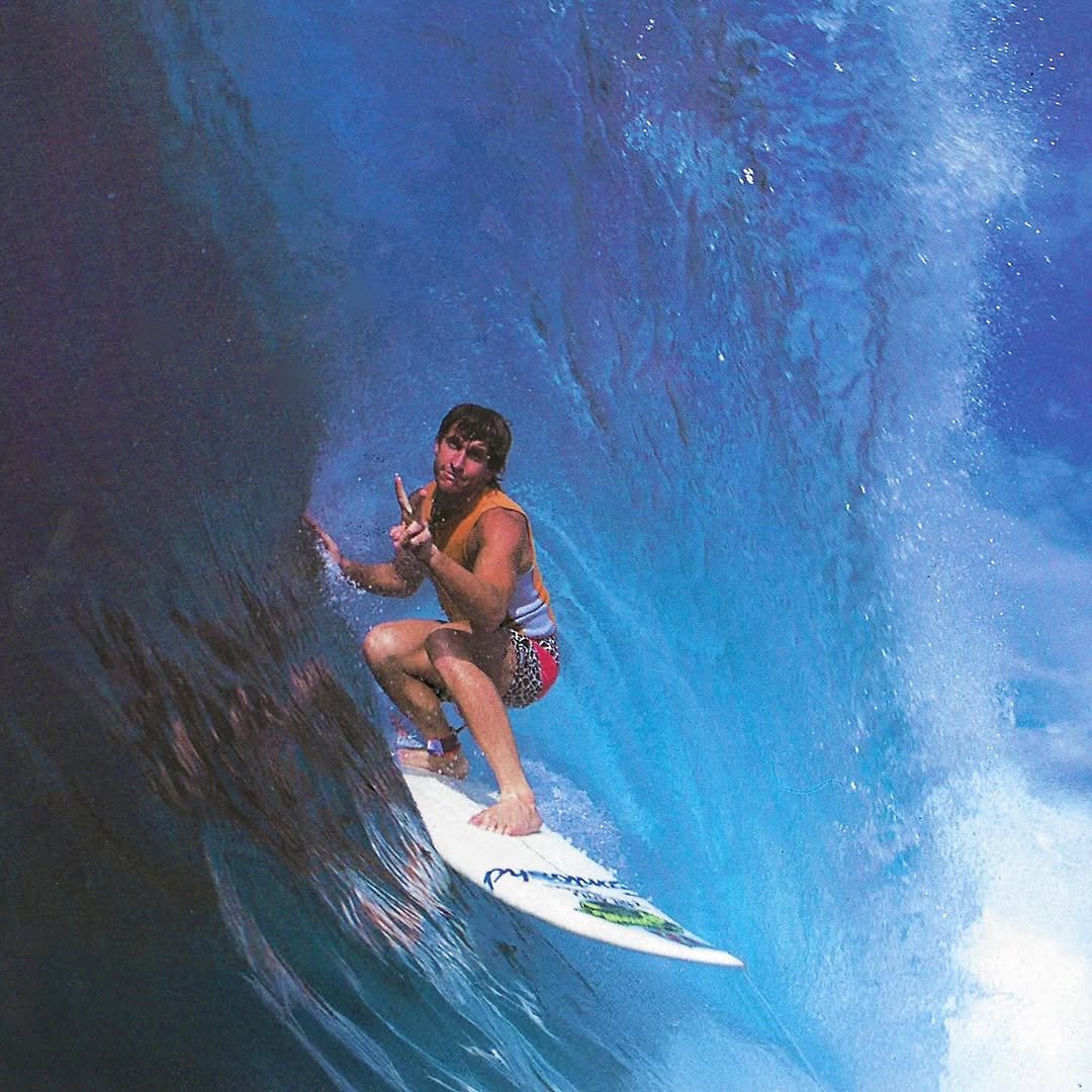 Photo by Aloha in Off The Wall, North Shore, Oahu with @santoshawestoz. May be an image of surfboard, wetsuit, water and text.