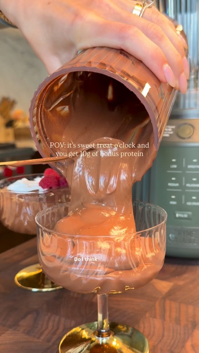 olivia.adriance 게시물 이미지: HIGH PROTEIN CHOCOLATE PUDDING (dairy-free,...