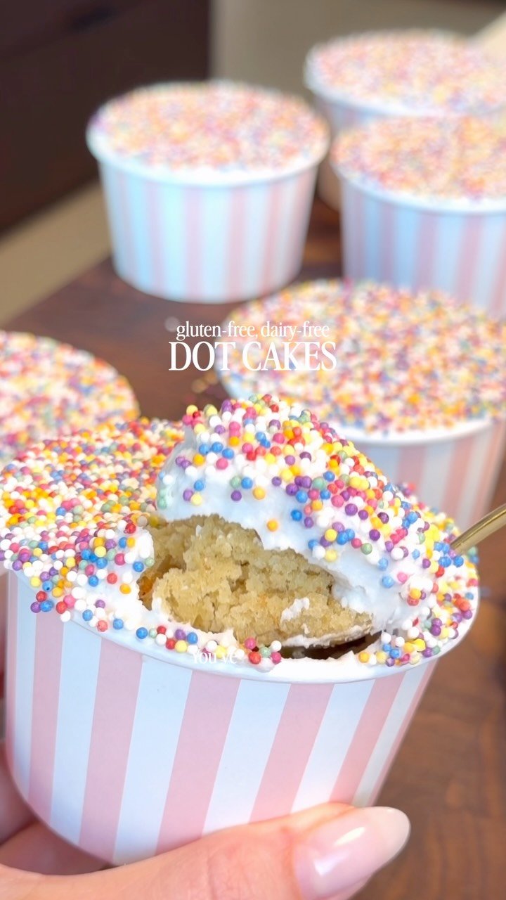 olivia.adriance 게시물 이미지: GLUTEN-FREE DAIRY-FREE DOT CAKES✨Make your own...