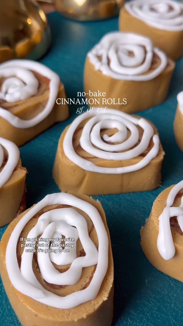 olivia.adriance 게시물 이미지: NO-BAKE CINNAMON ROLLS (GF, DF, RSF)✨ All the...