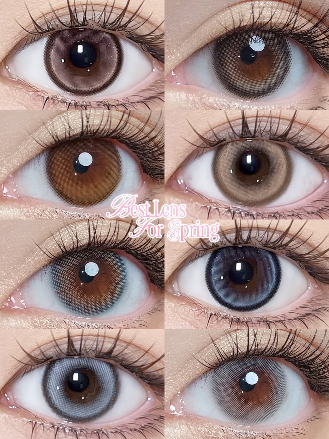 Photo by 오로라렌즈 | 데일리 렌즈맛집 on April 06, 2026. May be an image of text that says 'XS BestLens for or Spring ('.