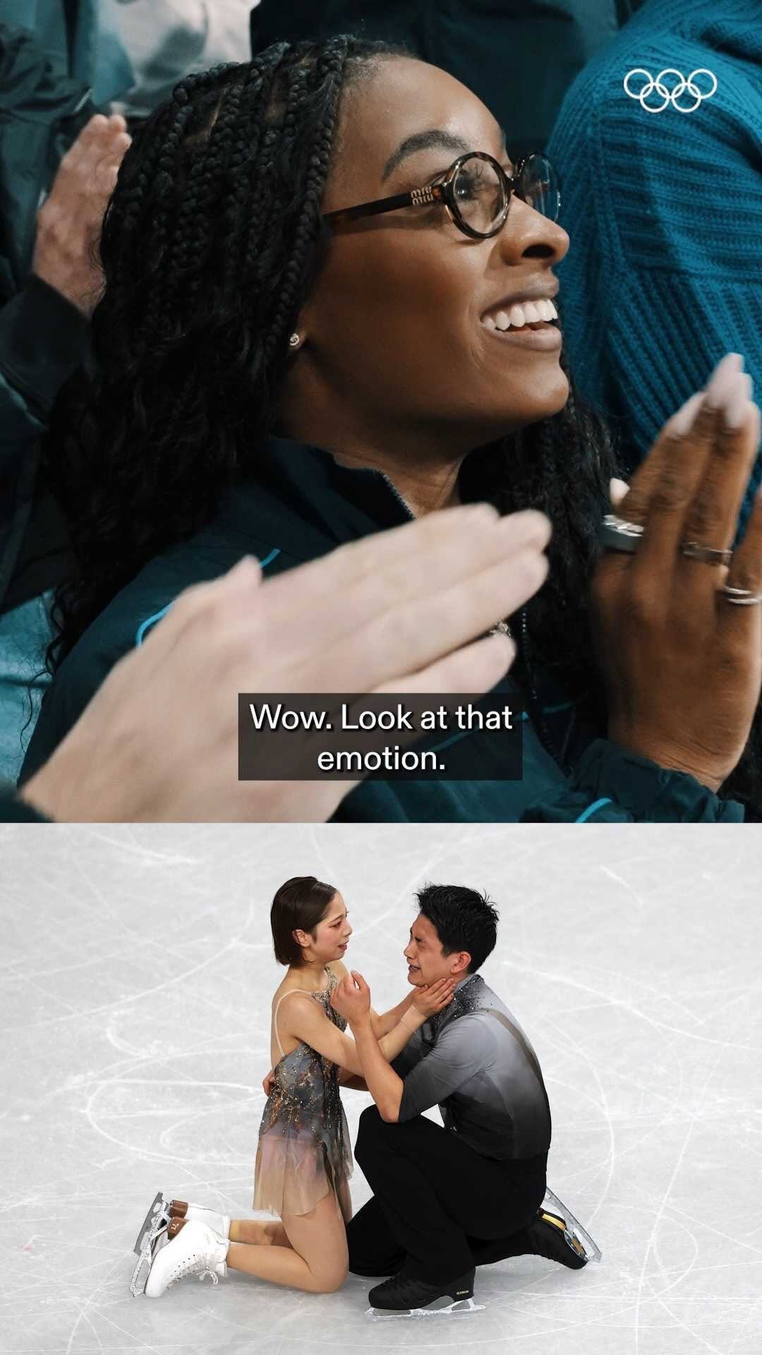 olympics 게시물 이미지: An icon watching icons 🤸🏾‍♀️⛸️ 
Olympic...