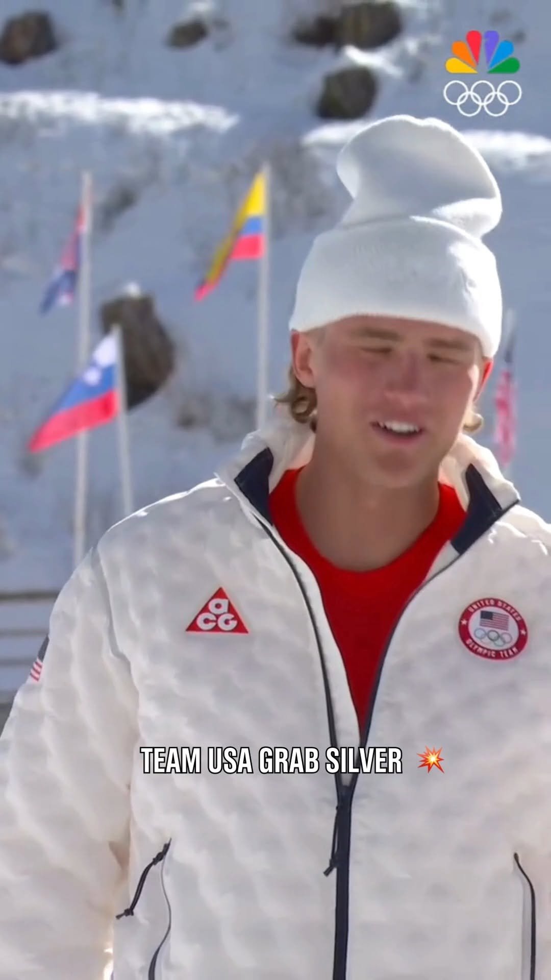 olympics 게시물 이미지: Team USA sprints to silver 🥈❄️

Ben Ogden and...