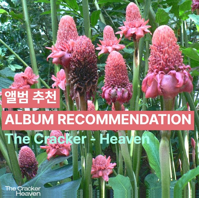 Photo by 오미카이브 (omichive) on October 08, 2025. May be an image of text that says '앨범 추천 ALBUM RECOMMENDATION The Cracker 는 Heave The Cracker Heaven'.