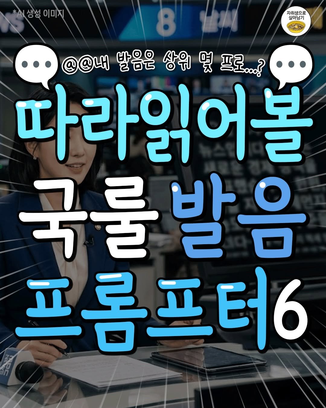 one_home_life 게시물 이미지: 🗣️‼️내 발음은 상위 몇 프로인지 확인 해보자‼️🗣️
아니 나 이거 왜 진지하게...