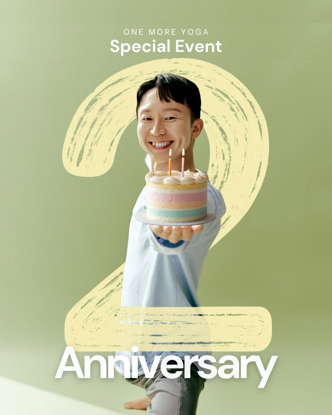 onemoreyoga 게시물 이미지: 🎉
오픈 2주년 기념 이벤트
Celebrating 2nd...