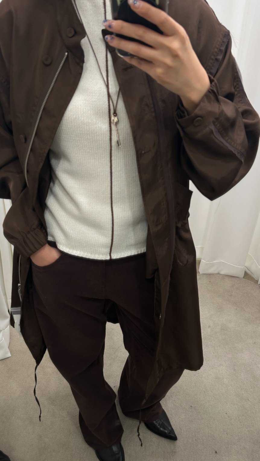 oneulyoung 게시물 이미지: (광고❌) 오늘.. 솔티페블 입어봤서요

📍코디 1
- MOHAIR...