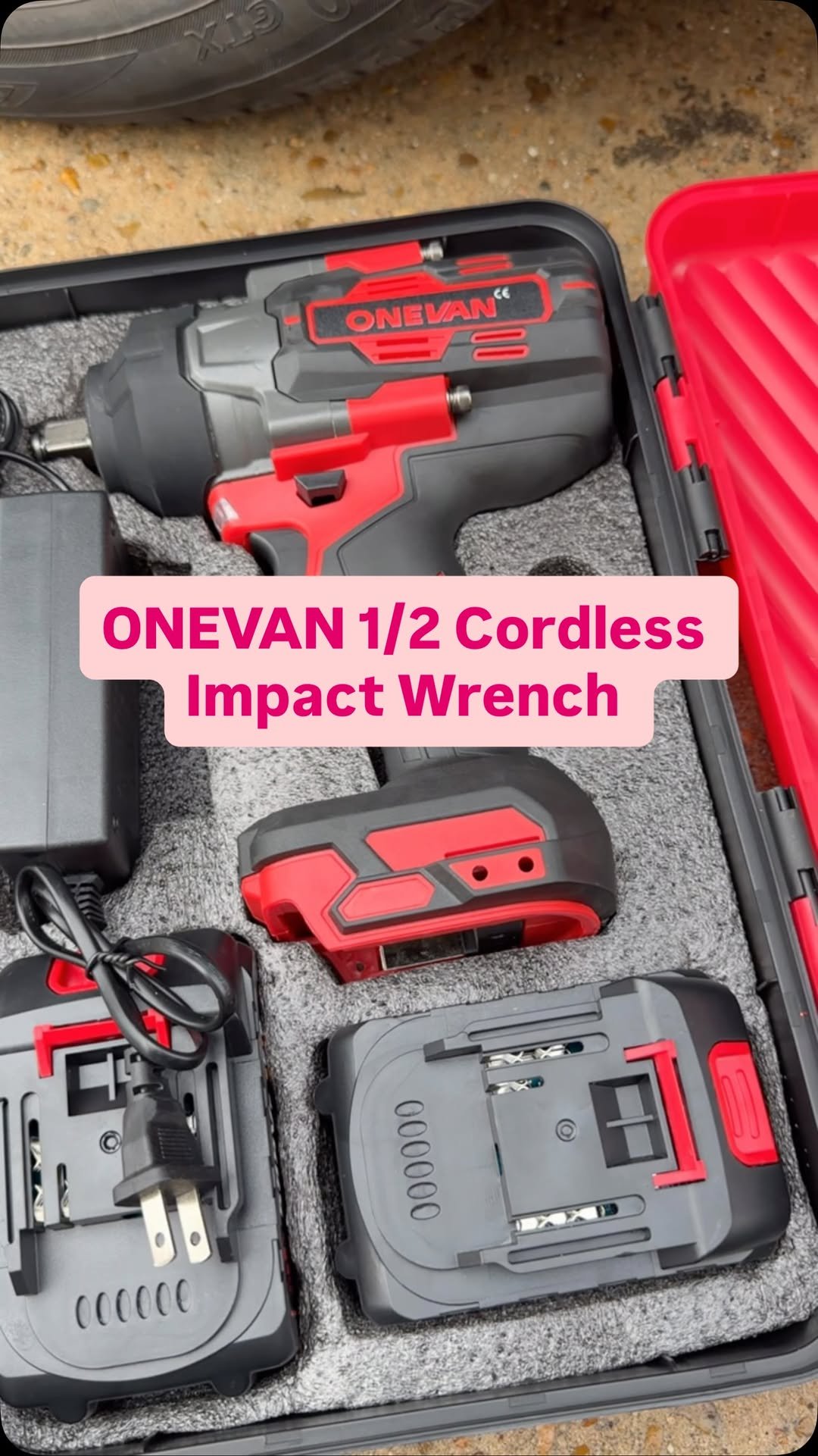 onevan_tools 게시물 이미지: ONEVAN Cordless Impact Wrench @onevan_tools