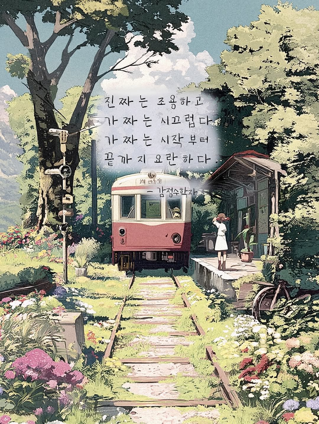 Photo by 감정수학자, 글 on July 07, 2025. May be an image of trolley.