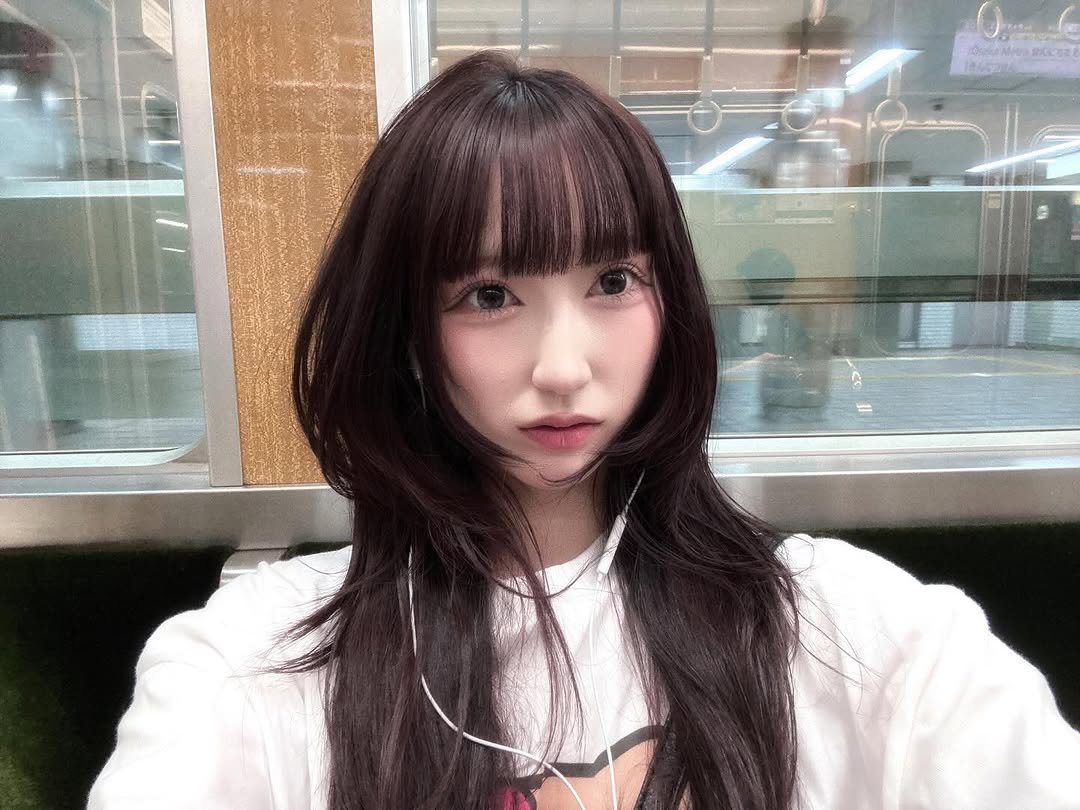 Photo by ぽまちゃん。 on July 06, 2025. May be a selfie of one or more people and hair.