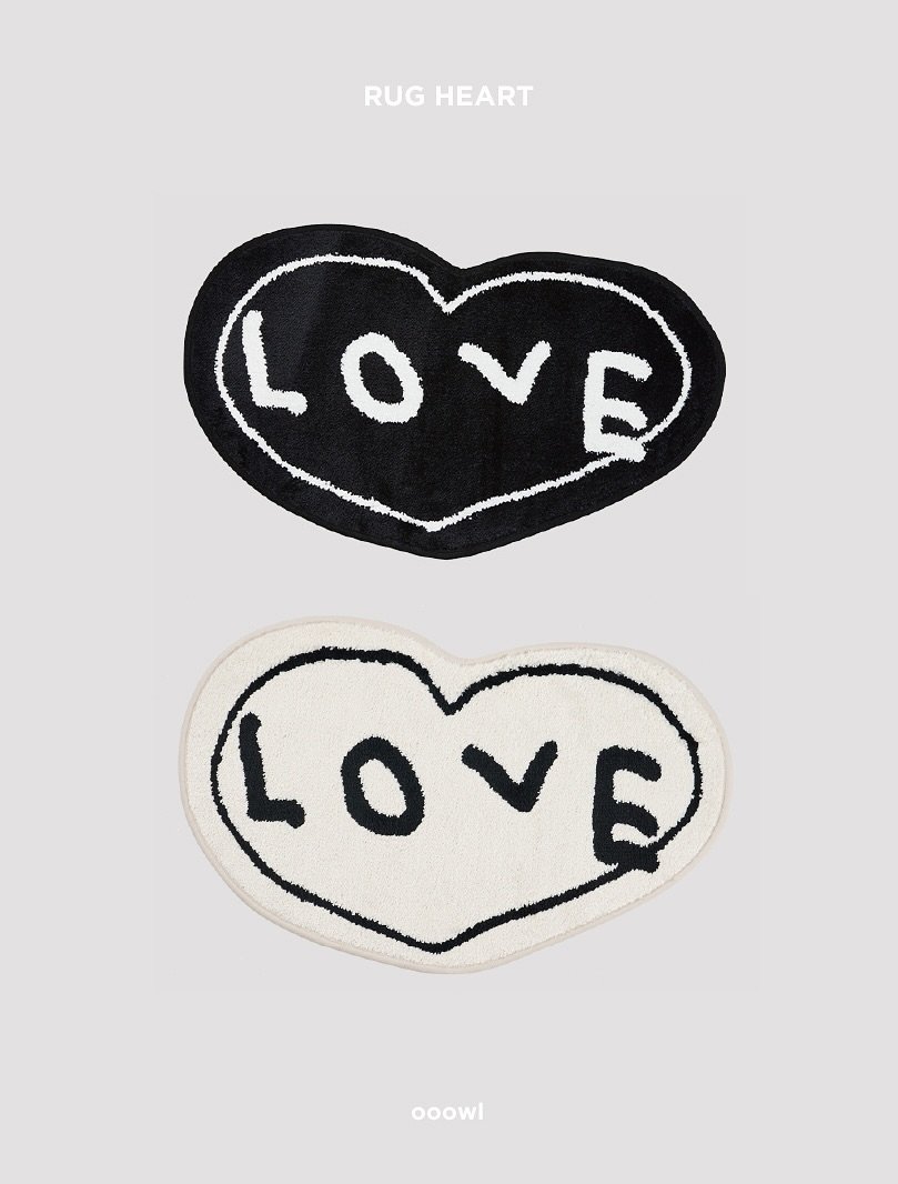 Photo by ooowl on October 19, 2025. May be an image of heart, stitching and text that says 'RUG HEART LOVE O 6 LOVE O ooowl'.