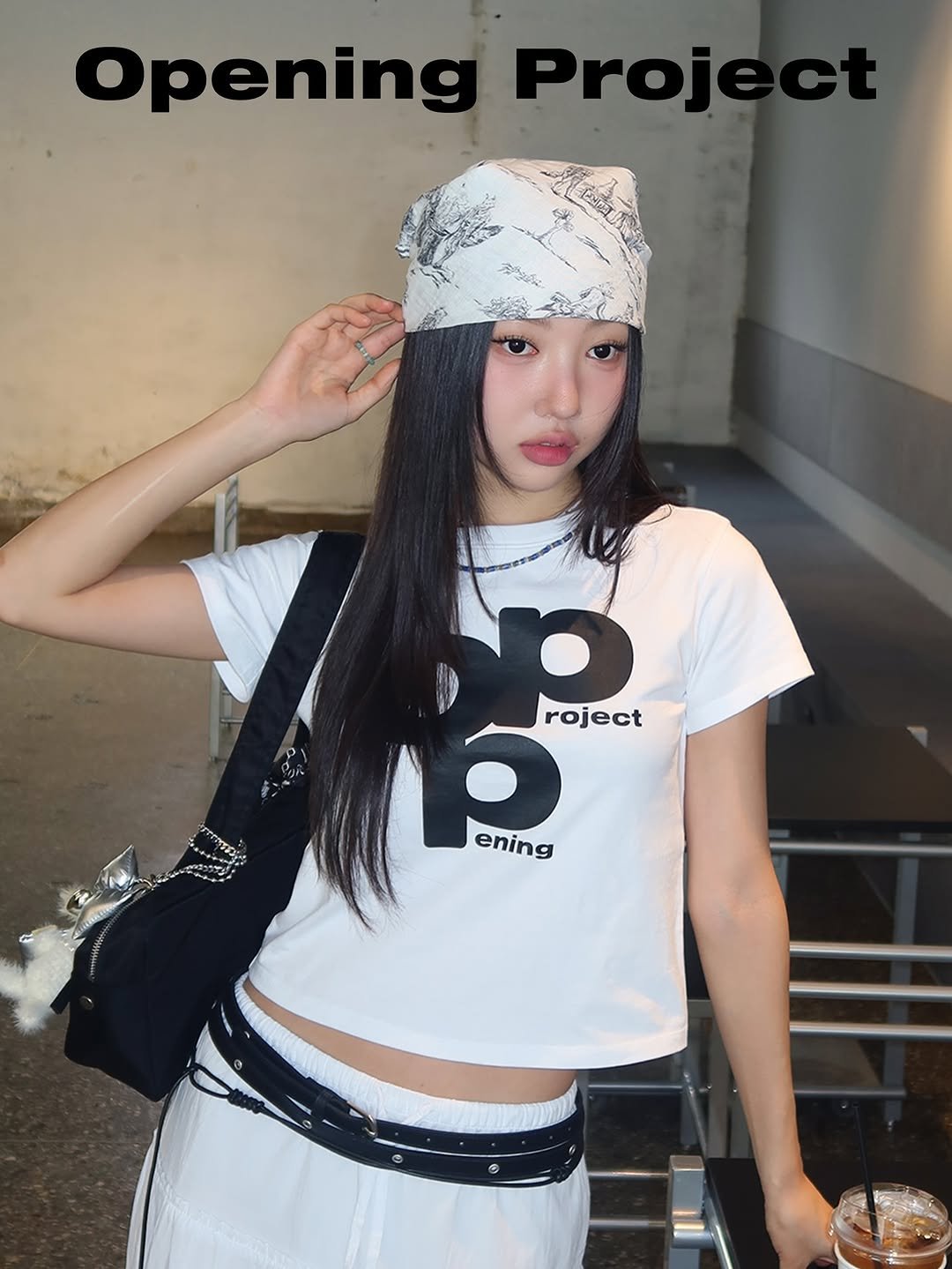 Photo shared by Opening Project on June 27, 2025 tagging @openingproject_official. May be an image of hat, top, bandanna and text that says 'Opening Proje ន p roject W ening'.