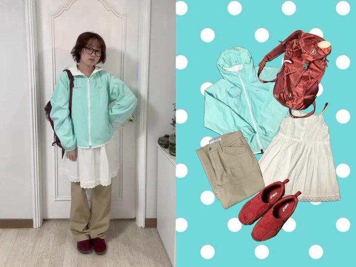 optatum_somnium 게시물 이미지: 귀엽게 모아본 이번주 코디👕👖🧦♥️
.
.
.
#코디모음 #봄코디 #개강룩 #키작녀코디 #레이어드룩