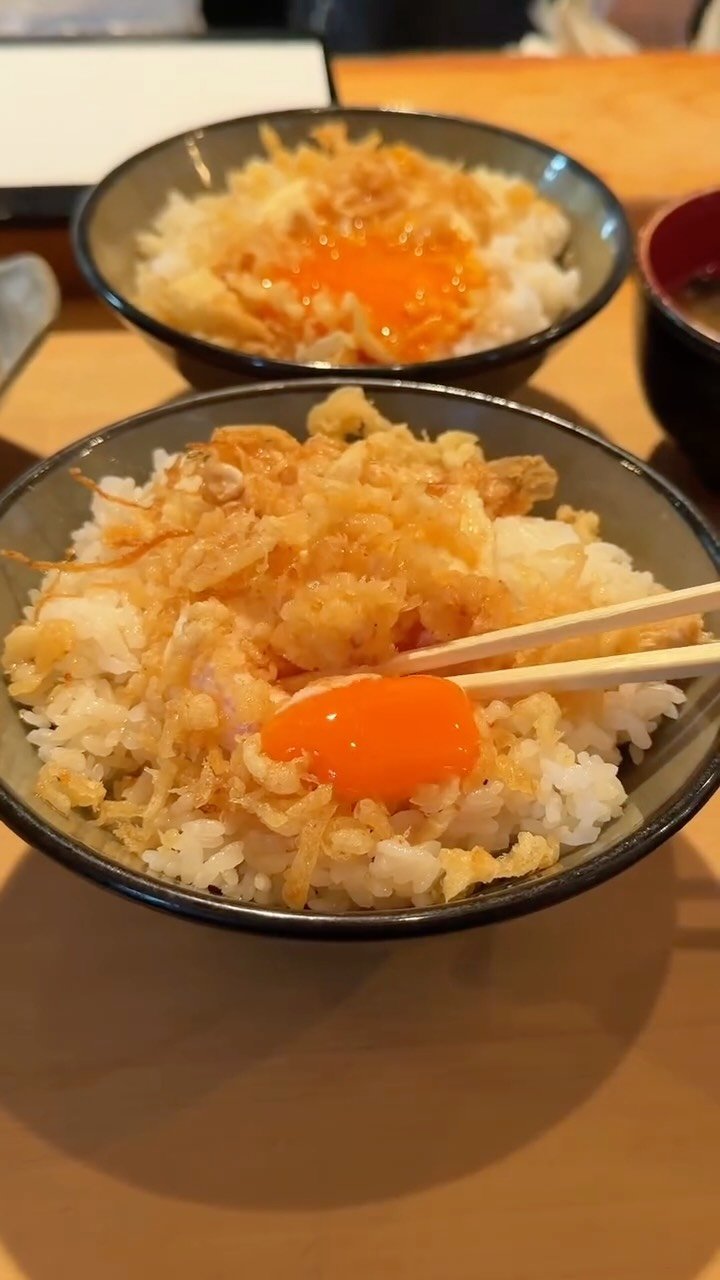 or__and 게시물 이미지: 🇯🇵Flying Egg! 도쿄 38년된 덴푸라 노포. 카운터석에서 반죽묻혀...