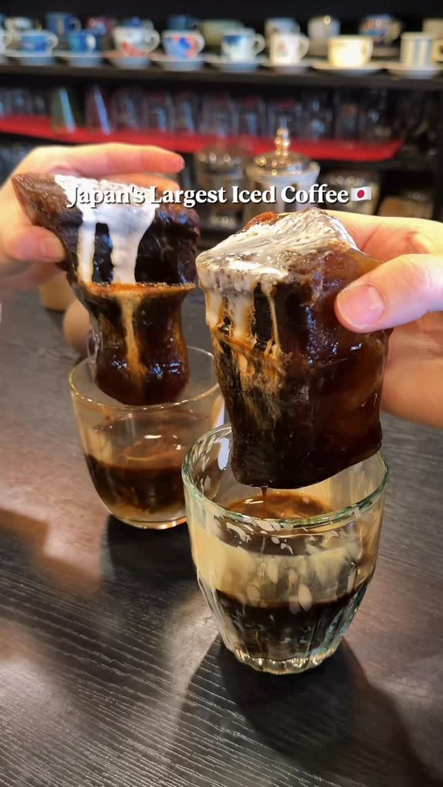 or__and 게시물 이미지: 🇯🇵Largest Iced Coffee. 3시간이상 녹지않는 커피얼음?을 넣어주는...