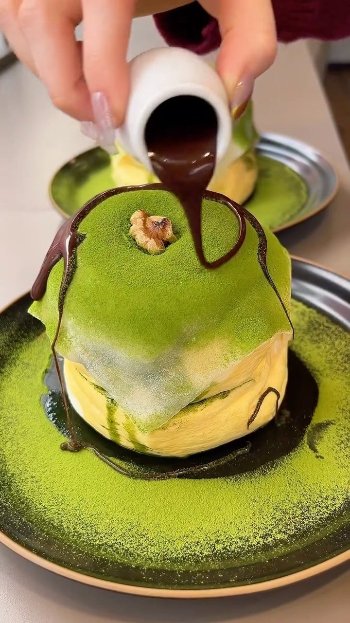 or__and 게시물 이미지: 🇯🇵No.1 Fluffy Matcha Pancakes. 순식간에 완성되는 구름마냥...