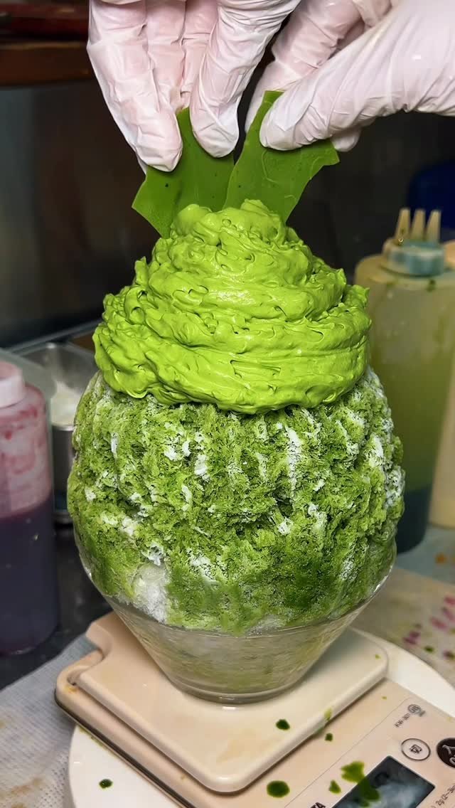 or__and 게시물 이미지: 🇯🇵No.1 Matcha shaved ice! 도쿄에서 웨이팅 1시간이상하는...