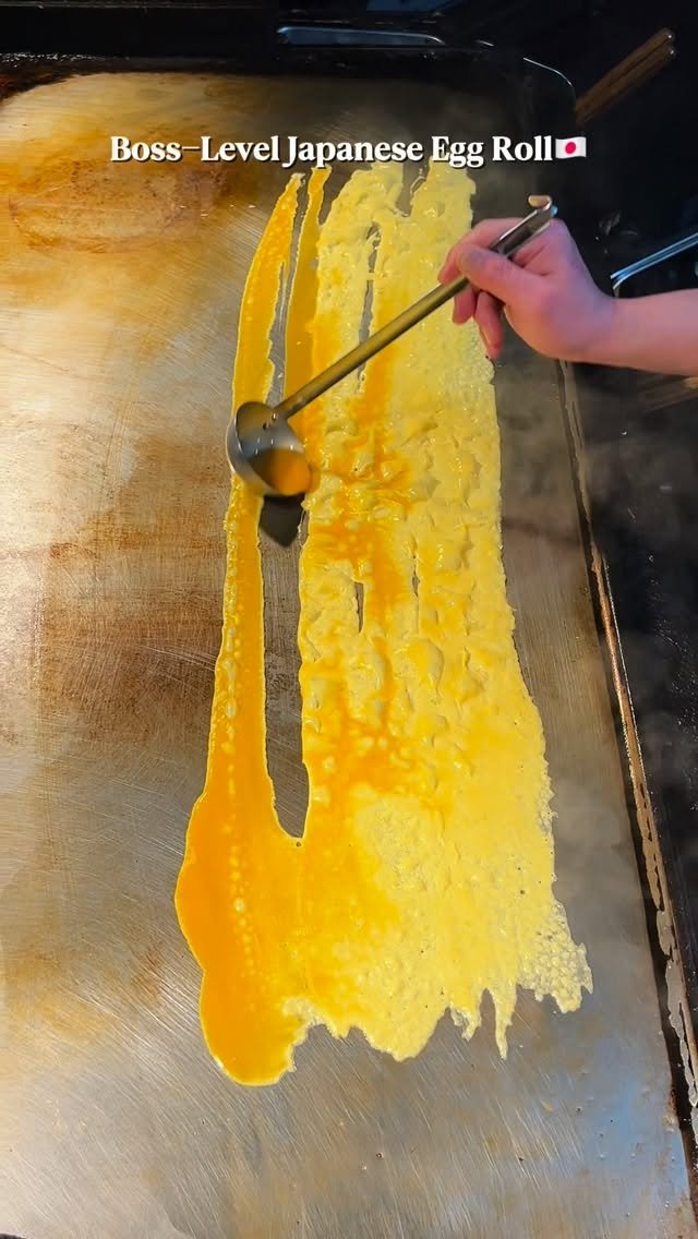 or__and 게시물 이미지: 🇯🇵Boss Level Egg Roll.오로지 국자만으로 순식간에 완성시키는...