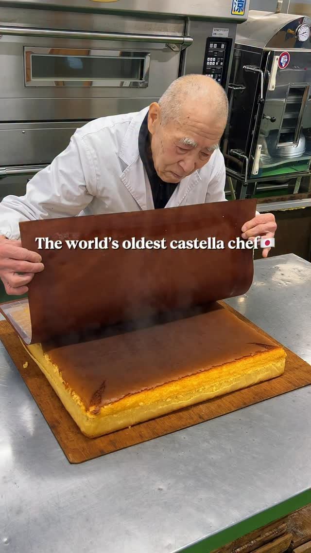 or__and 게시물 이미지: 🇯🇵Soul Food. 현역 85세 카스테라장인 할아버지가 운영하는...