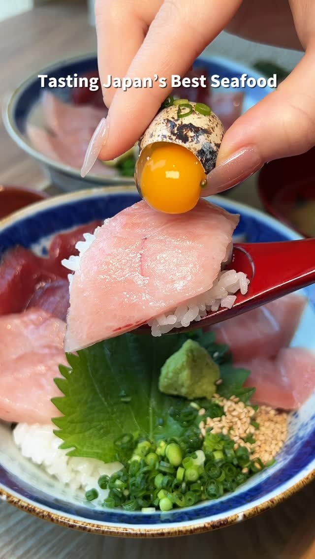 or__and 게시물 이미지: 🇯🇵후쿠오카 도착하자마자 1순위는 마구로덮밥. 참치의 아카미-중뱃살-대뱃살까지 모두...