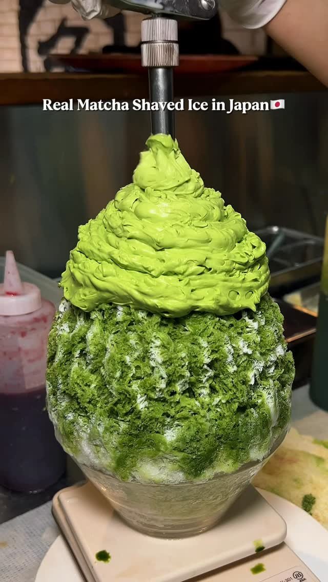 or__and 게시물 이미지: 🧊Real Matcha shaved ice! 도쿄 1시간이상 기다려서먹는...