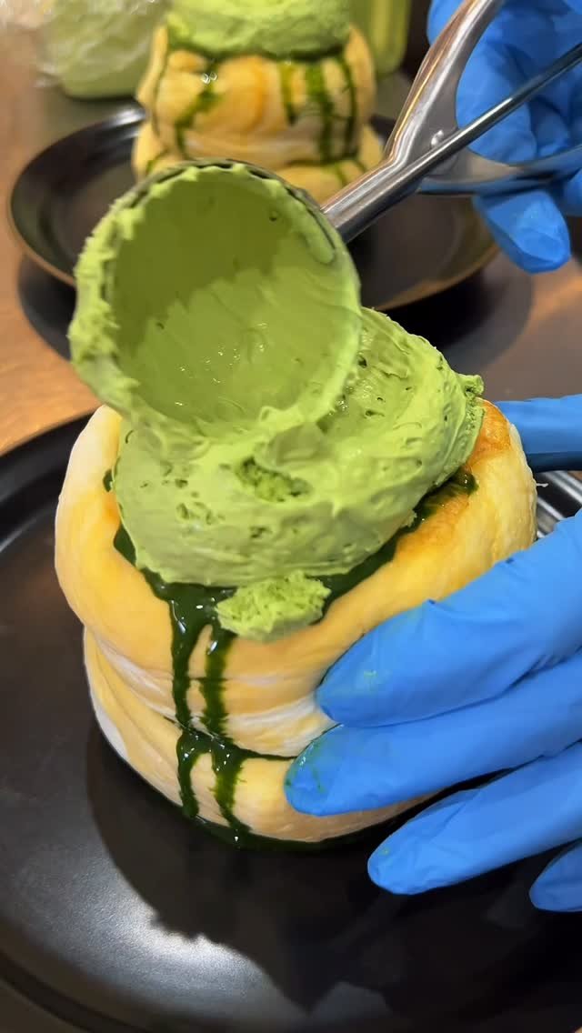 or__and 게시물 이미지: 🥞No.1 Fluffiest Matcha Pancakes. 순식간에 완성되는...