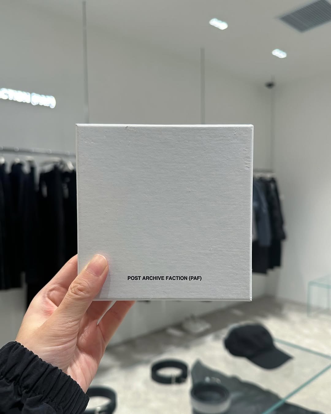 Photo by Orkr Inc. on October 01, 2025. May be an image of clothes hanger and text that says 'CИR 009 POSTARCHIVEFACTION(PAF) POST POSTARCHIVEFA ARCHIVE FACTION (PAF)'.