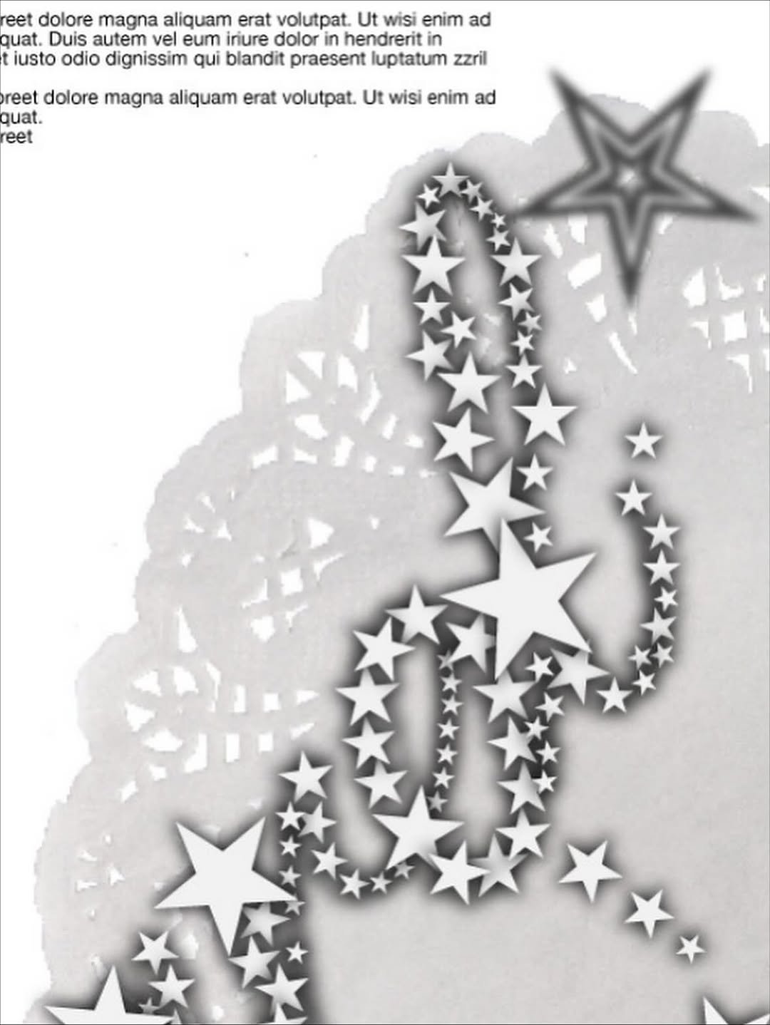 Photo by Orkr Inc. on November 11, 2025. May be a black-and-white image of lace, crochet, newspaper and text that says 'eet dolore magna aliquam erat volutpat. Ut wisi enim ad quat. Duis autem vel eum iriure dolor in hendrerit in t iusto odio dignissim qui blandit praesent luptatum zzril reet dolore magna aliquam erat volutpat. Ut wisi enim ad quat. eet'.