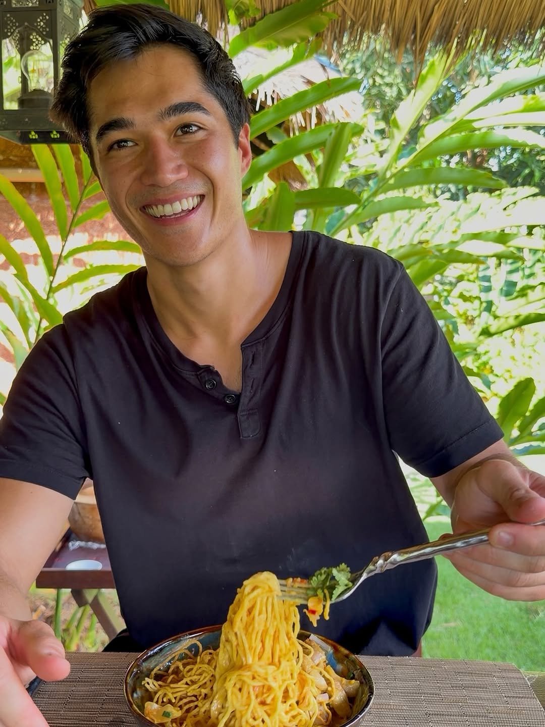 Photo by Owen Han on March 14, 2026. May be an image of pasta, ramen, noodles, spaghetti and text.