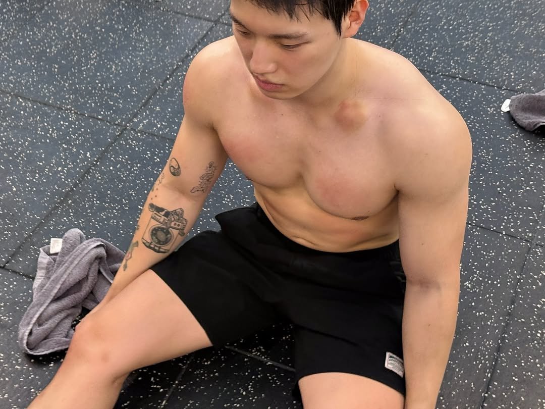 Photo shared by Walking Legacy on September 19, 2025 tagging @khaki_grado. May be an image of 1 person, body building and text.