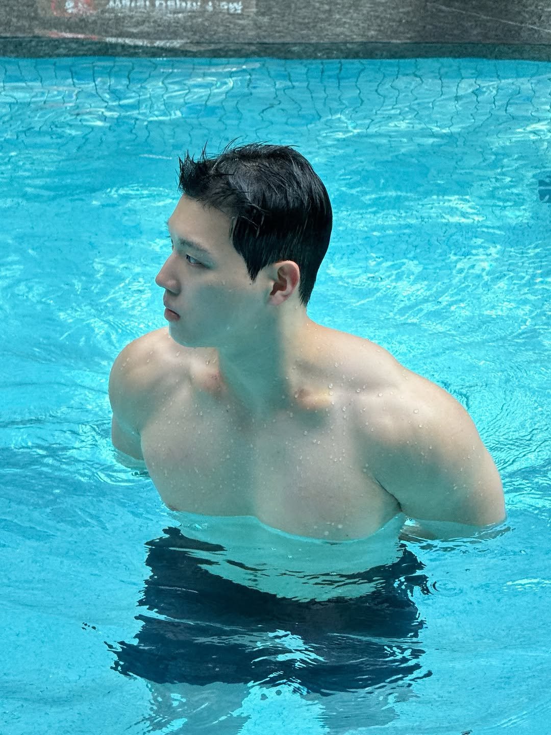 Photo by Walking Legacy on September 23, 2025. May be an image of 1 person, swimming, pool and text.