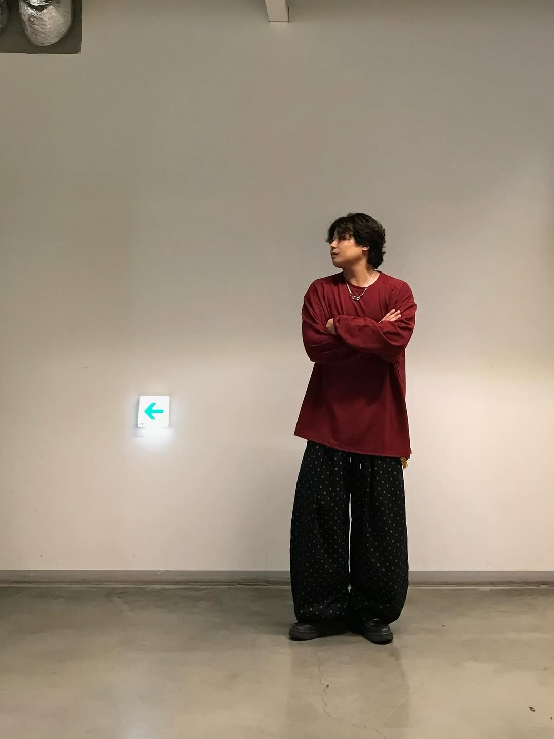 Photo shared by 오윤택/오태기 on September 22, 2025 tagging @ohtaeki_official. May be an image of 1 person, standing, sweatpants and text.