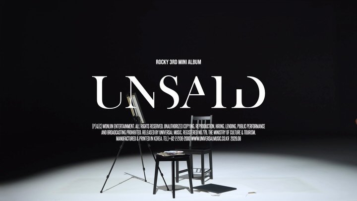 p_rocky 게시물 이미지: ROCKY 3rd Mini Album [UNSAID] Highlight...